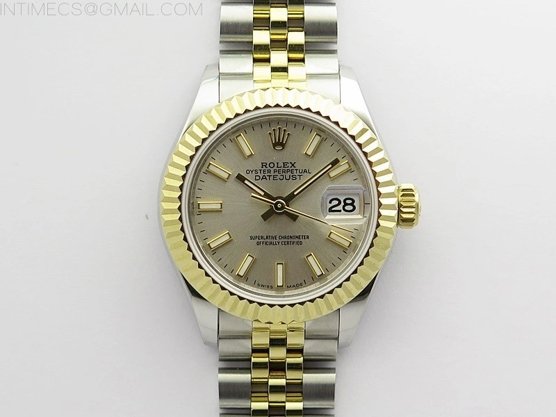 Datejust 28mm 279173 SS YG BP Best Edition Silver Sticks Markers Dial on SS YG Jubilee Bracelet ETA2671