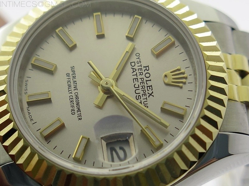 Datejust 28mm 279173 SS YG BP Best Edition Silver Sticks Markers Dial on SS YG Jubilee Bracelet ETA2671