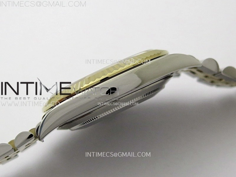 DateJust 126333 904L SS YG JDF 1:1 Best Edition Gold Fluted Dial Stick Markers on Jubilee SS YG Bracelet