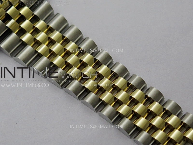DateJust 126333 904L SS YG JDF 1:1 Best Edition Gold Fluted Dial Stick Markers on Jubilee SS YG Bracelet