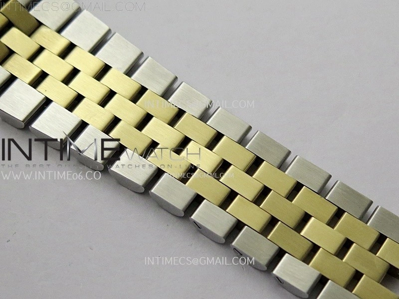 DateJust 126333 904L SS YG JDF 1:1 Best Edition Gold Fluted Dial Stick Markers on Jubilee SS YG Bracelet