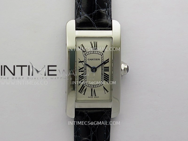 Tank WSTA0016 19mm SS 8848F Best Edition Silver Dial on Black Croco Strap Ronda Quartz