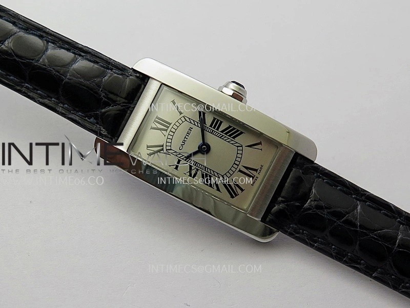 Tank WSTA0016 19mm SS 8848F Best Edition Silver Dial on Black Croco Strap Ronda Quartz