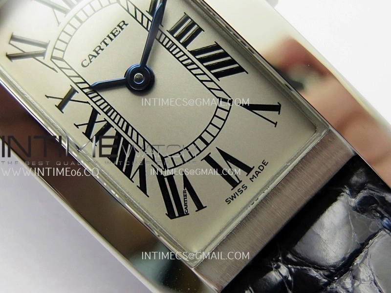 Tank WSTA0016 19mm SS 8848F Best Edition Silver Dial on Black Croco Strap Ronda Quartz