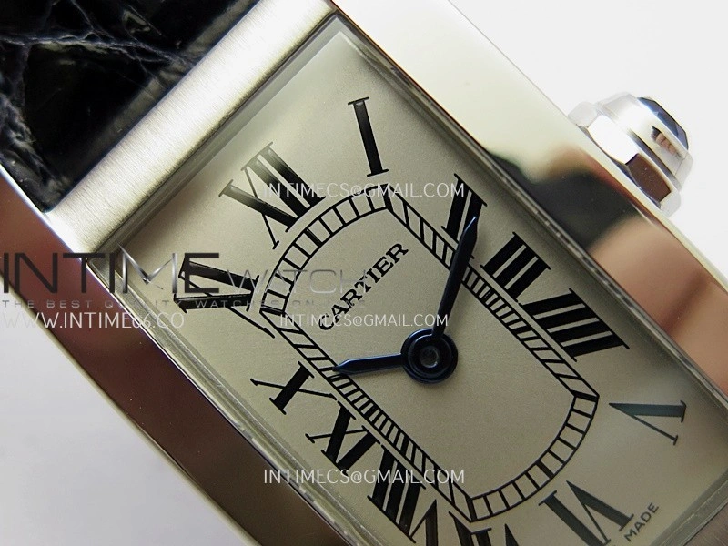 Tank WSTA0016 19mm SS 8848F Best Edition Silver Dial on Black Croco Strap Ronda Quartz