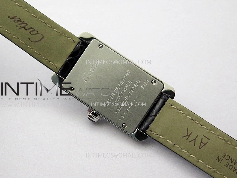 Tank WSTA0016 19mm SS 8848F Best Edition Silver Dial on Black Croco Strap Ronda Quartz