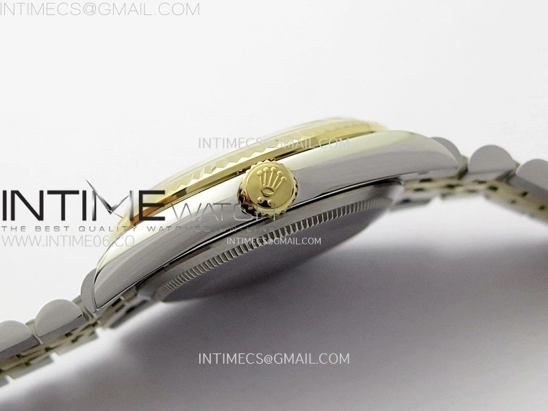 DateJust 36MM 126233 SS YG APSF 1:1 Best Edition Gold Dial Stick Markers on SS YG Jubilee Bracelet SA3235