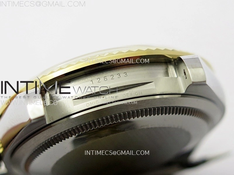 DateJust 36MM 126233 SS YG APSF 1:1 Best Edition Gold Dial Stick Markers on SS YG Jubilee Bracelet SA3235