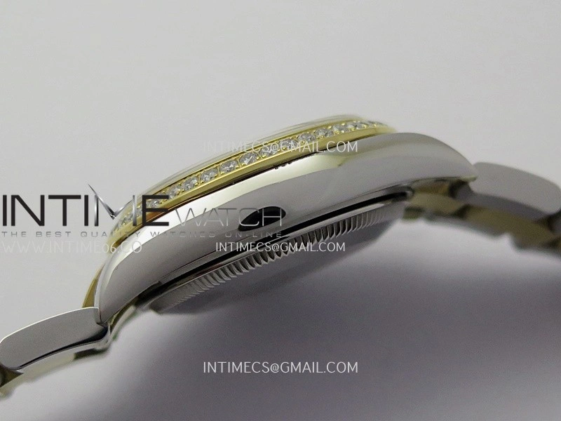 DateJust 31mm 904L SS YG AR+F Best Edition Gold Dial Diamond Marker On 904L SS YG Oyster Bracelet A2236