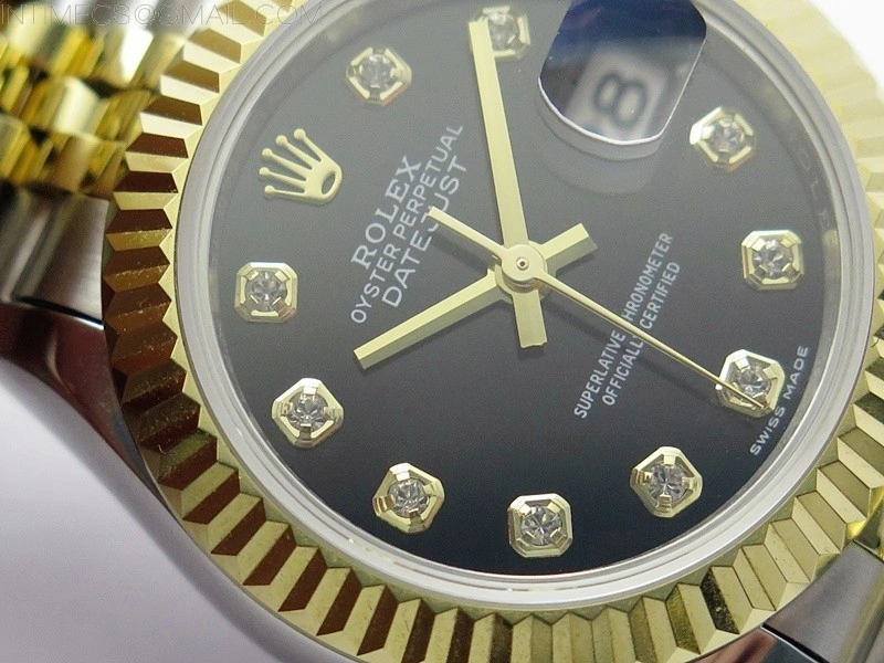 Datejust 28mm 279173 SS YG BP Best Edition Black Crystals Markers Dial on SS YG Jubilee Bracelet ETA2671