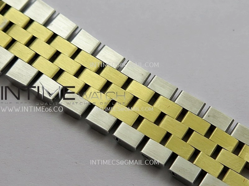 DateJust 36mm 126233 SS YG V2 QF 1:1 Best Edition Gold Dial Stick Marker On SS YG Jubilee Bracelet SH3235