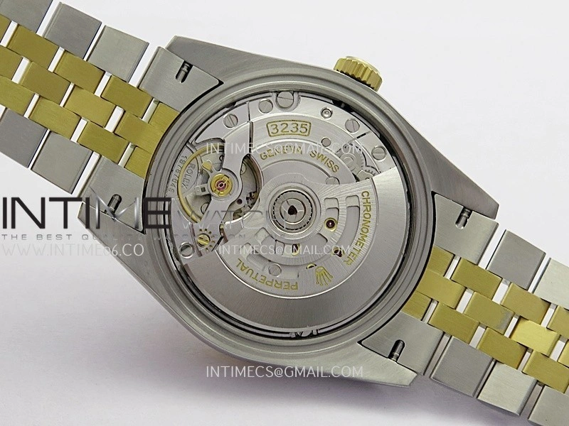 DateJust 36mm 126233 SS YG V2 QF 1:1 Best Edition Gold Dial Stick Marker On SS YG Jubilee Bracelet SH3235