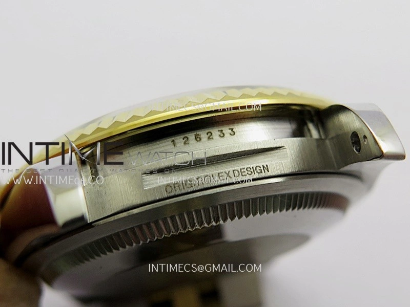 DateJust 36mm 126233 SS YG V2 QF 1:1 Best Edition Gray Dial Roman Marker On SS YG Jubilee Bracelet SH3235