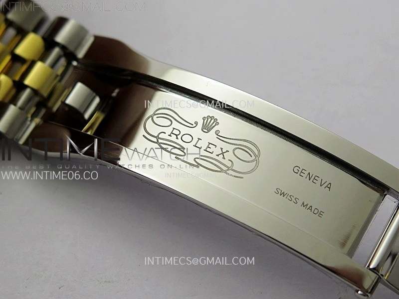 DateJust 36 SS 126233 904L SS YG VSF 1:1 Best Edition Gray Dial Green Roman Markers on Jubilee Bracelet VS3235