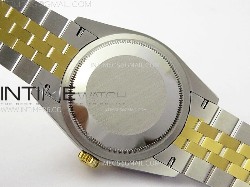 DateJust 36 SS 126233 904L SS YG VSF 1:1 Best Edition Gray Dial Green Roman Markers on Jubilee Bracelet VS3235