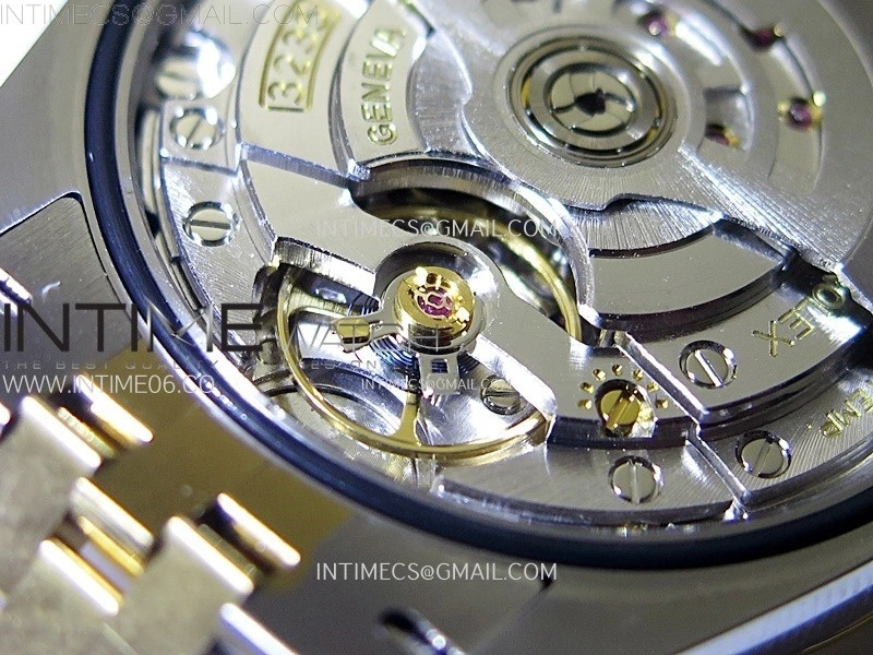 DateJust 36 SS 126233 904L SS YG VSF 1:1 Best Edition Gray Dial Green Roman Markers on Jubilee Bracelet VS3235