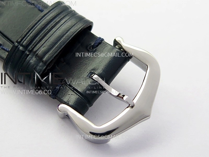 Santos Dumont 38mm SS F1F Best Edition Silver Dial on Blue Leather Strap Quartz