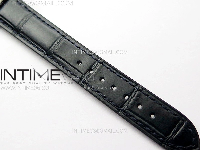 Santos Dumont 38mm SS F1F Best Edition Silver Dial on Blue Leather Strap Quartz