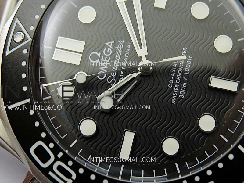 Seamaster 300M 42mm SS VSF Best Edition Black Dial On Mesh Bracelet A8806