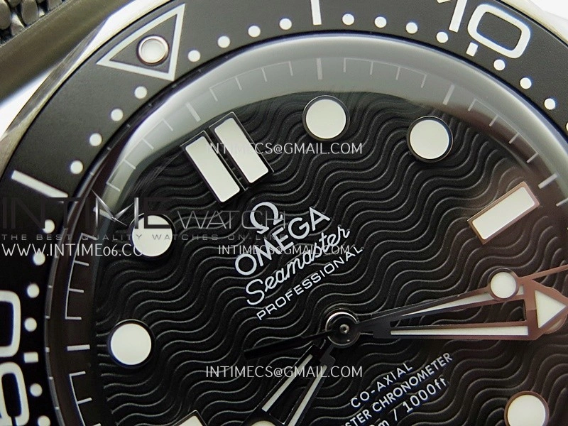 Seamaster 300M 42mm SS VSF Best Edition Black Dial On Mesh Bracelet A8806