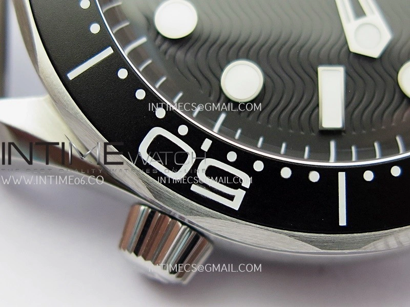 Seamaster 300M 42mm SS VSF Best Edition Black Dial On Mesh Bracelet A8806