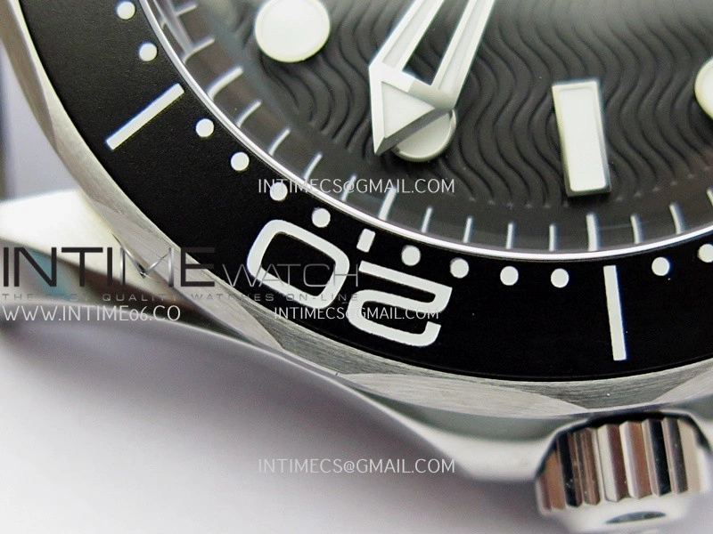Seamaster 300M 42mm SS VSF Best Edition Black Dial On Mesh Bracelet A8806