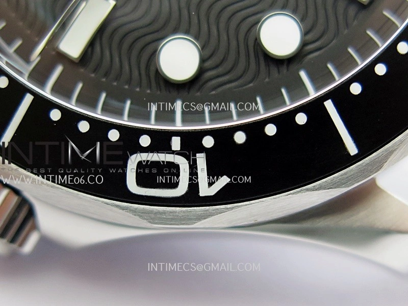 Seamaster 300M 42mm SS VSF Best Edition Black Dial On Mesh Bracelet A8806
