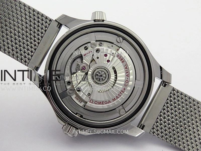Seamaster 300M 42mm SS VSF Best Edition Black Dial On Mesh Bracelet A8806