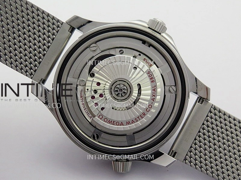 Seamaster 300M 42mm SS VSF Best Edition Black Dial On Mesh Bracelet A8806