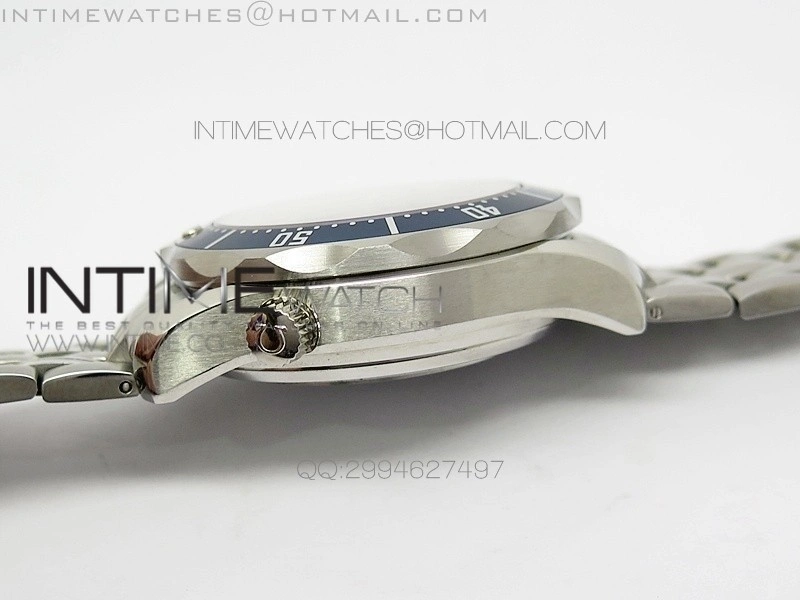 Seamaster 300m Chrono SS B50 Blue Dial on SS Bracelet A7750