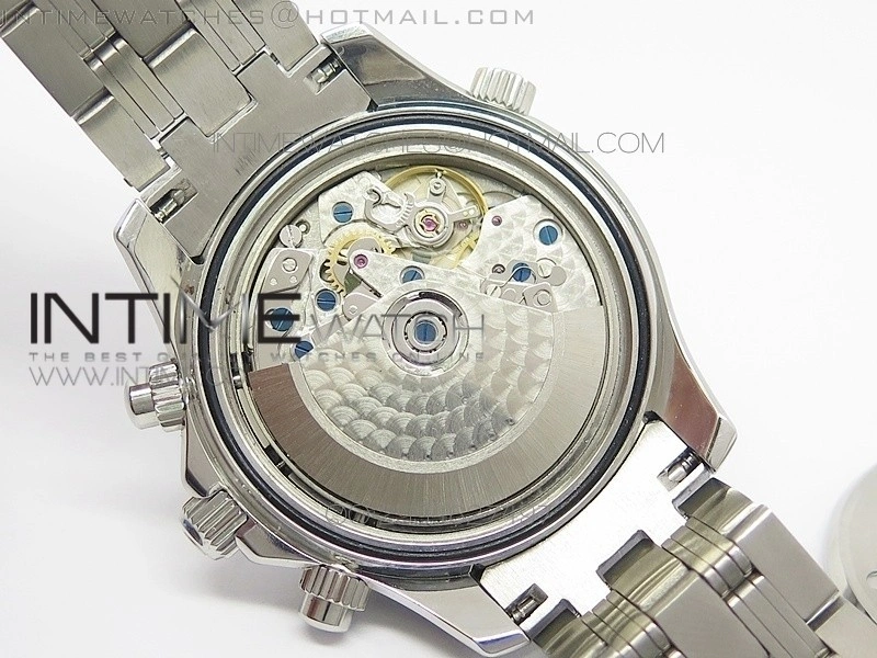 Seamaster 300m Chrono SS B50 Blue Dial on SS Bracelet A7750