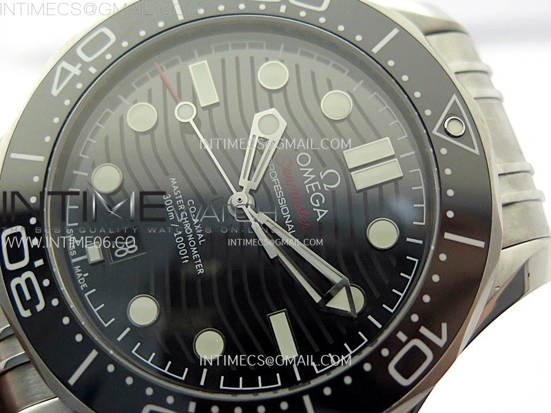 Seamaster Diver 300M B50F Black Ceramic Black Dial on SS Bracelet A8800