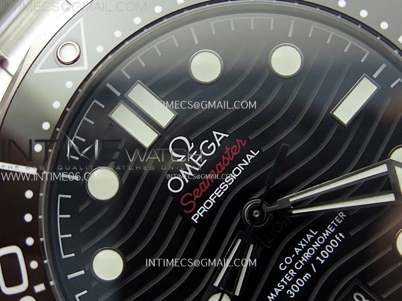 Seamaster Diver 300M B50F Black Ceramic Black Dial on SS Bracelet A8800