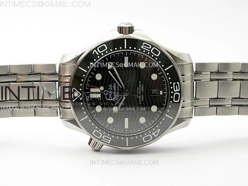 Seamaster Diver 300M B50F Black Ceramic Black Dial on SS Bracelet A8800