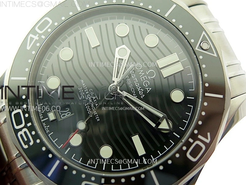 Seamaster Diver 300M B50F Black Ceramic Black Dial on SS Bracelet A8800