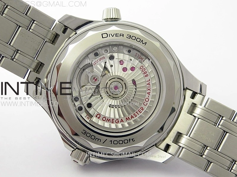 Seamaster Diver 300M B50F Black Ceramic Black Dial on SS Bracelet A8800