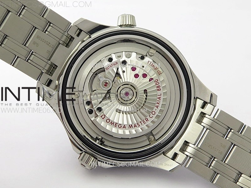 Seamaster Diver 300M B50F Black Ceramic White Dial on SS Bracelet A8800