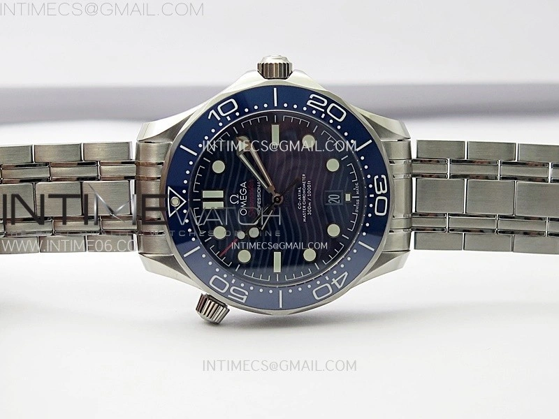 Seamaster Diver 300M B50F Blue Ceramic Blue Dial on SS Bracelet A8800