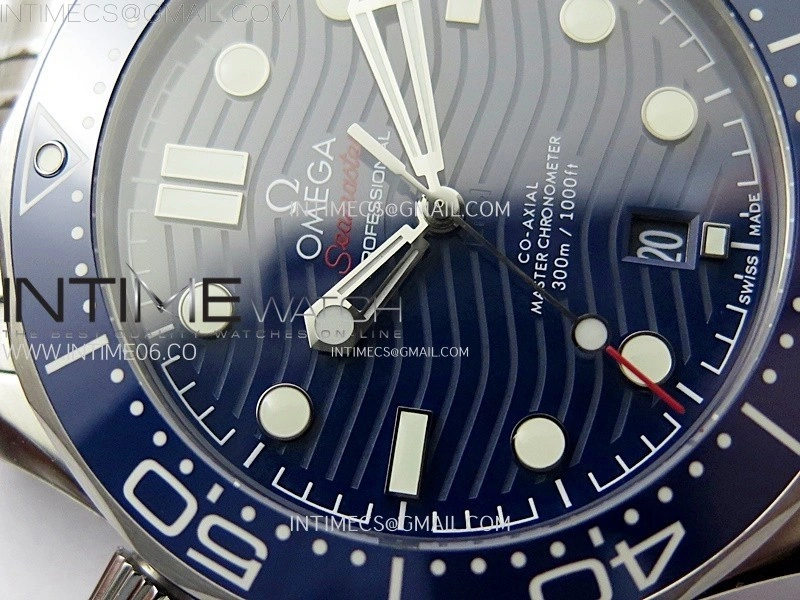 Seamaster Diver 300M B50F Blue Ceramic Blue Dial on SS Bracelet A8800