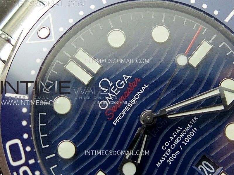 Seamaster Diver 300M B50F Blue Ceramic Blue Dial on SS Bracelet A8800