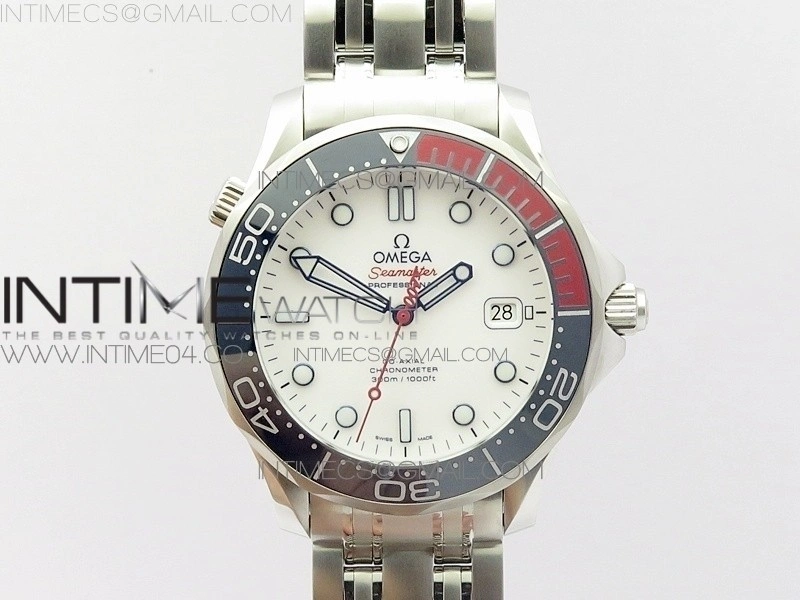 Seamaster Diver 300M SS "COMMANDER’S WATCH" BP 1:1 Best Edition on SS Bracelet A2824