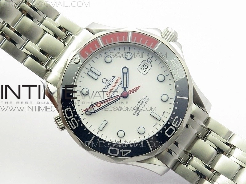 Seamaster Diver 300M SS "COMMANDER’S WATCH" BP 1:1 Best Edition on SS Bracelet A2824