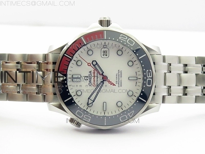 Seamaster Diver 300M SS "COMMANDER’S WATCH" BP 1:1 Best Edition on SS Bracelet A2824