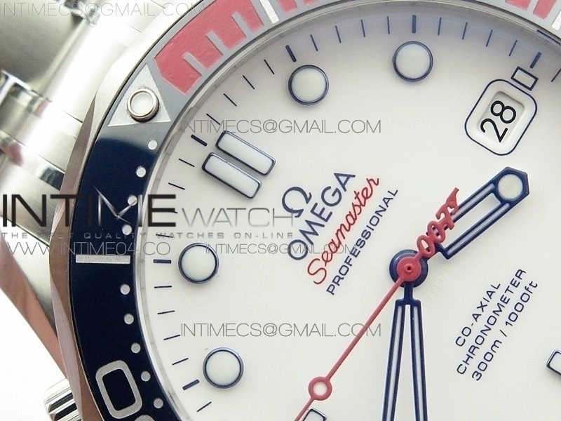 Seamaster Diver 300M SS "COMMANDER’S WATCH" BP 1:1 Best Edition on SS Bracelet A2824
