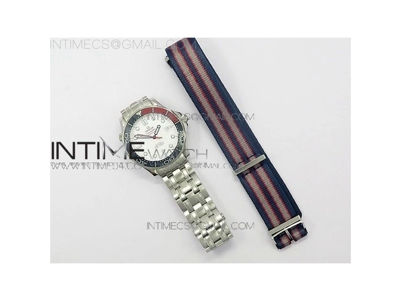Seamaster Diver 300M SS "COMMANDER’S WATCH" BP 1:1 Best Edition on SS Bracelet A2824