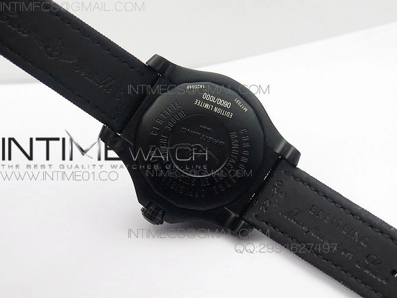 Seawolf DLC Best Edition SuperLumed Black Dial on Nylon Strap A2836
