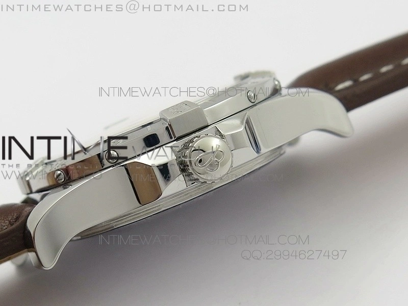 Seawolf SS Black Stick Marker Dial on Leather strap A2836