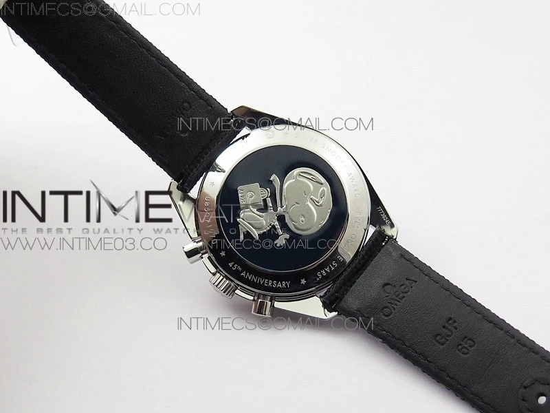 Speedmaster SS Snoopy OMF Best Edition White Dial on Nylon Strap Manual Winding Chrono Movement