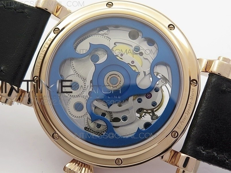 Speake-Marin RG Case RG Dial on RG Dial On Black Leather Asian EQ Tourbillon