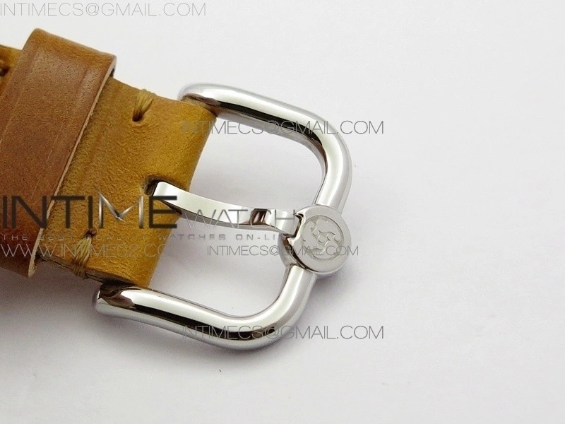 Speake-Marin SS Case Silver Dial on RG Dial On Brown Leather Asian EQ Tourbillon